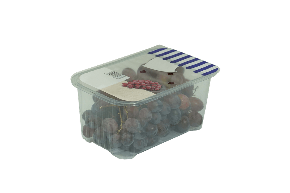 Verpackung Trauben Weintrauben Tray Folie Kunststoff